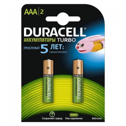Аккумулятор Duracell HR03 PX2400 850mAh