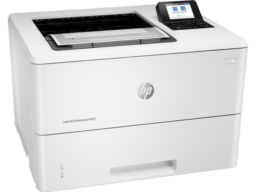 Принтер HP 1PV87A LaserJet Enterprise M507dn белый купить,0