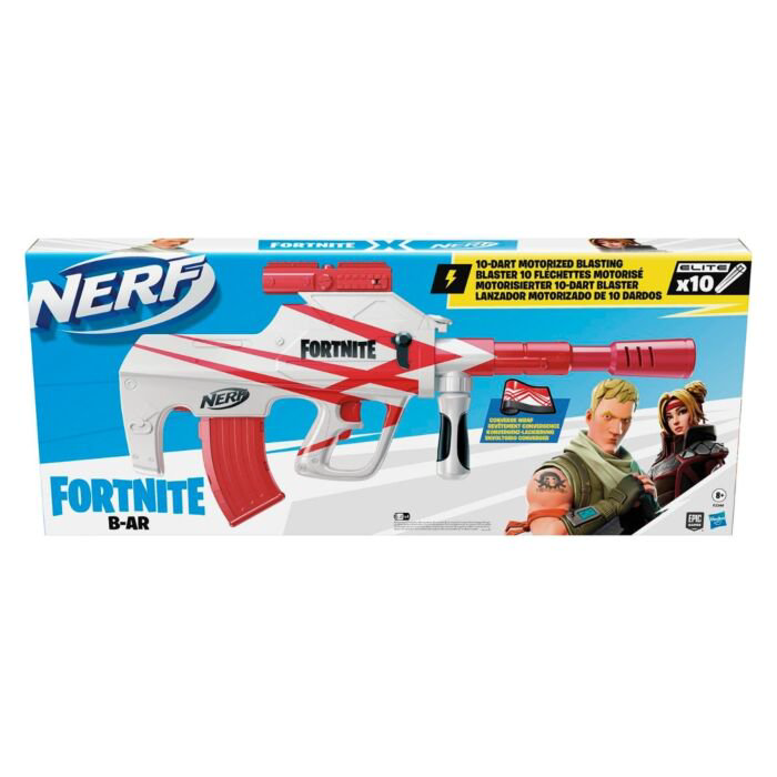 Бластер Hasbro Nerf  Fortnite B-ar красно-белый купить,NaN