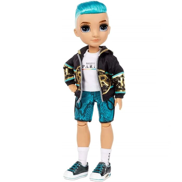 Кукла Poopsie Rainbow High  Fashion Doll-Teal Boy Мальчик 26см купить,NaN