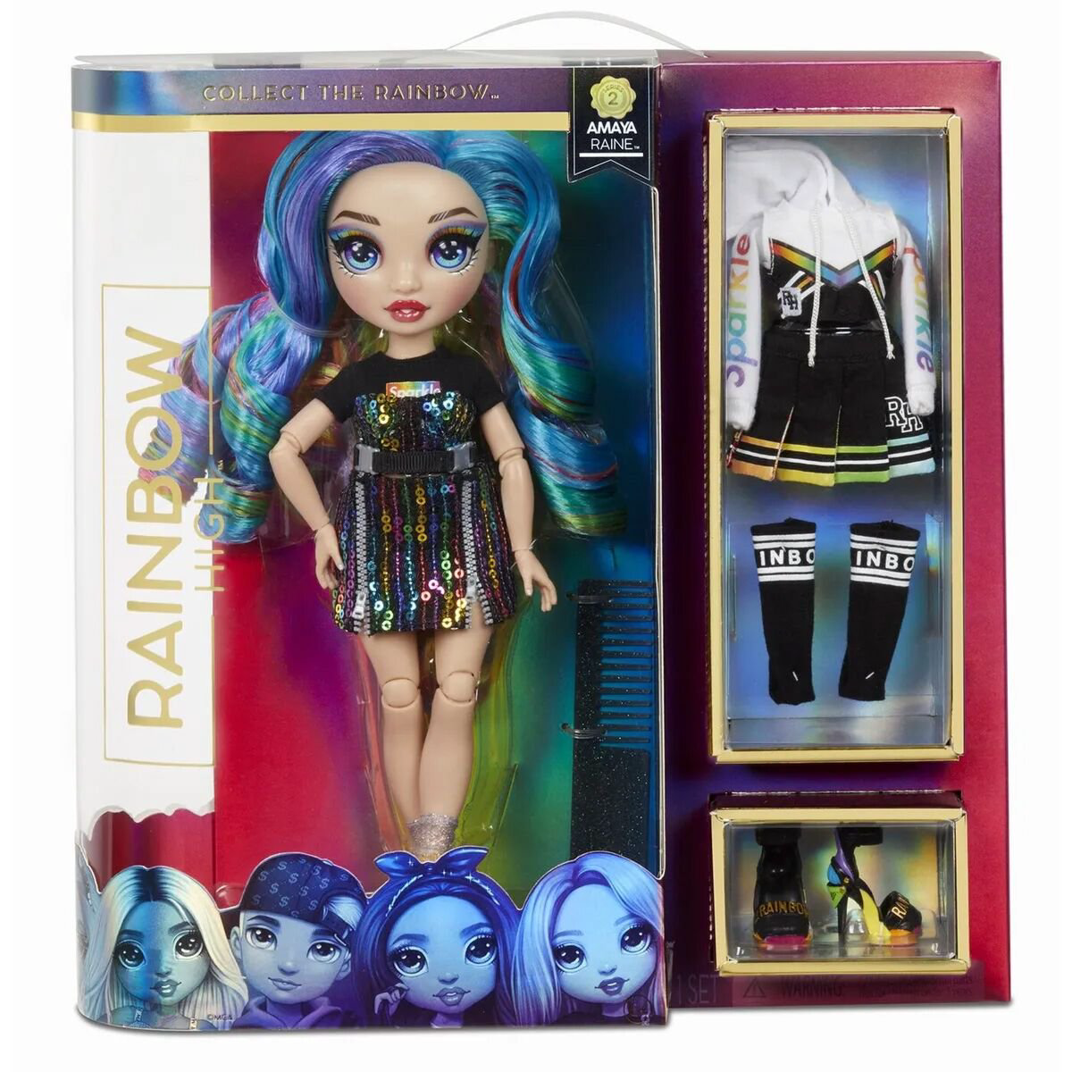 Кукла Poopsie Rainbow High Fashion Doll-Rainbow 26см купить,NaN