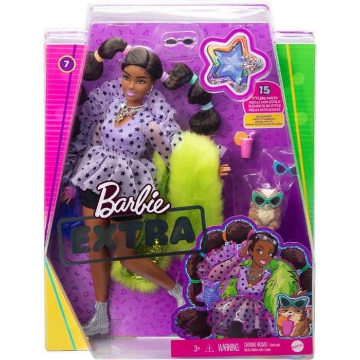 Кукла  Barbie Extra  с переплетенными резинками хвостиками GXF100 купить,NaN