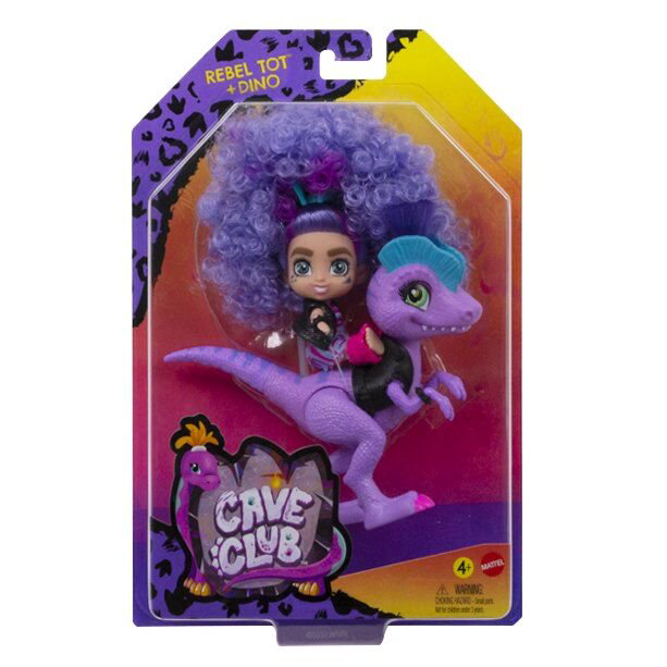 Игровой набор Cave Club Пещерный малыш с динозавром  сиреневый купить,NaN