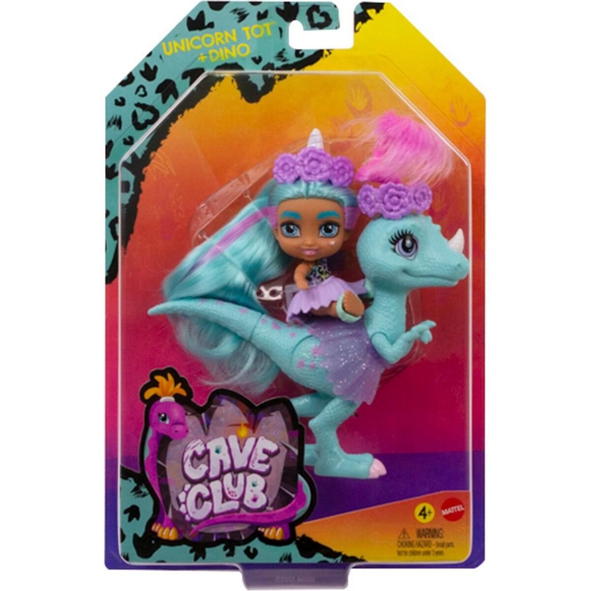 Игровой набор Cave Club Пещерный малыш с динозавром  голубой купить,NaN