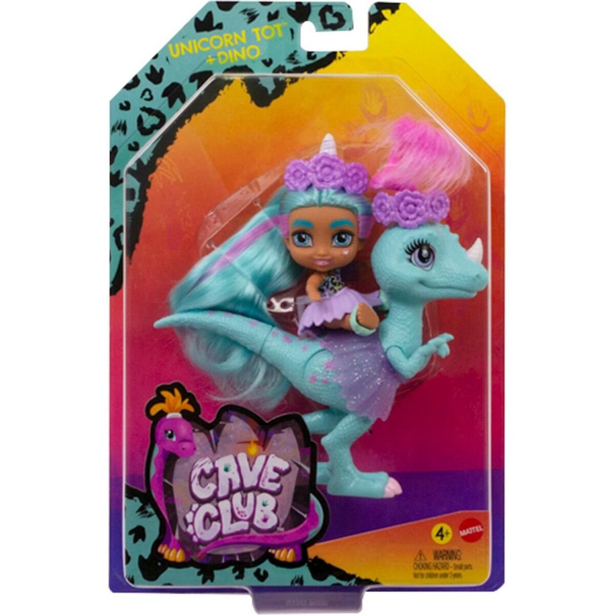 Игровой набор Cave Club Пещерный малыш с динозавром  голубой купить,NaN