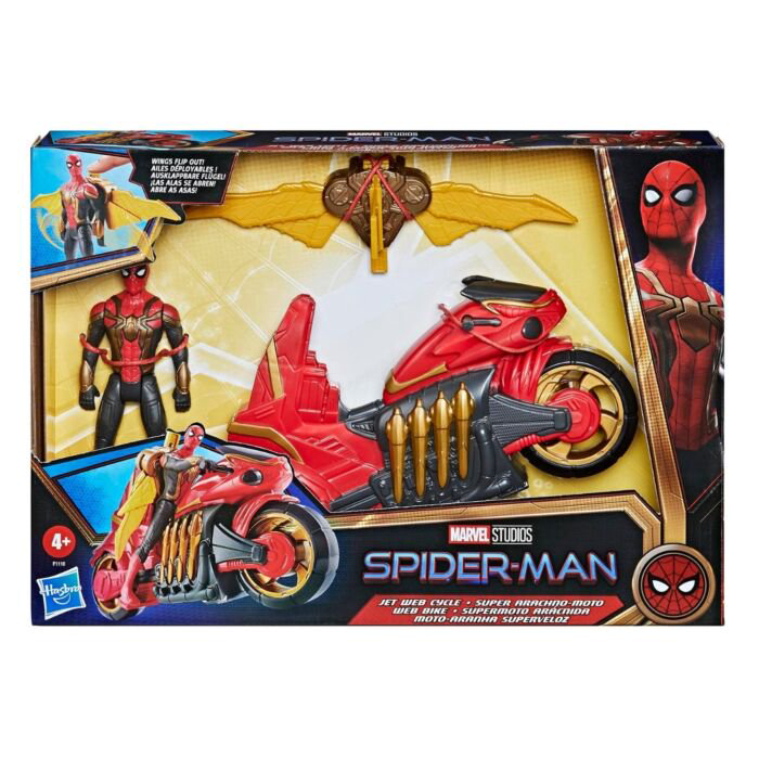 Игровой набор  Spider-Man Человек-паук на мотоцикле купить,NaN