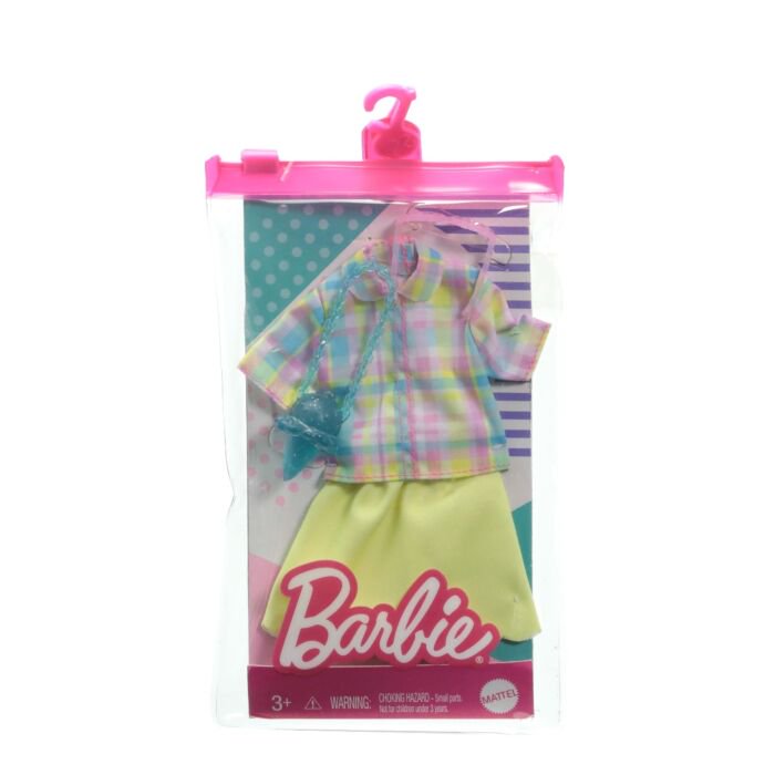 Набор одежды Barbie Модный выход желтый костюм купить,NaN