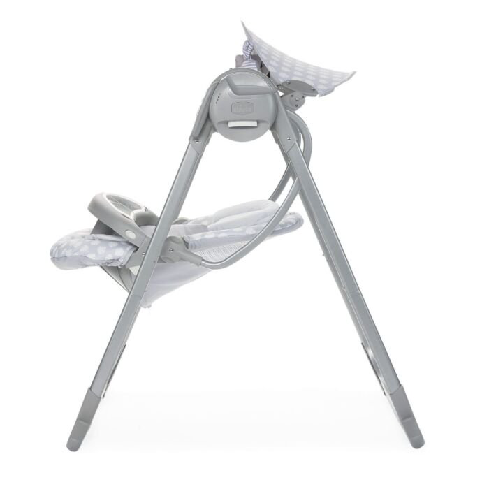 Кресло-качалка Chicco Polly Swing Up Leaf  серое купить,NaN