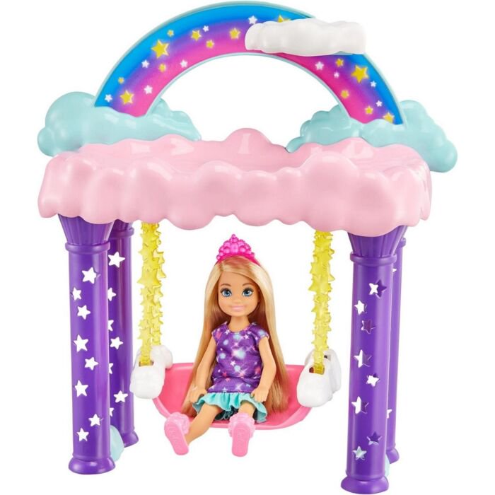 Игровой набор Barbie Челси с питомцем  в сиреневом платье купить,NaN