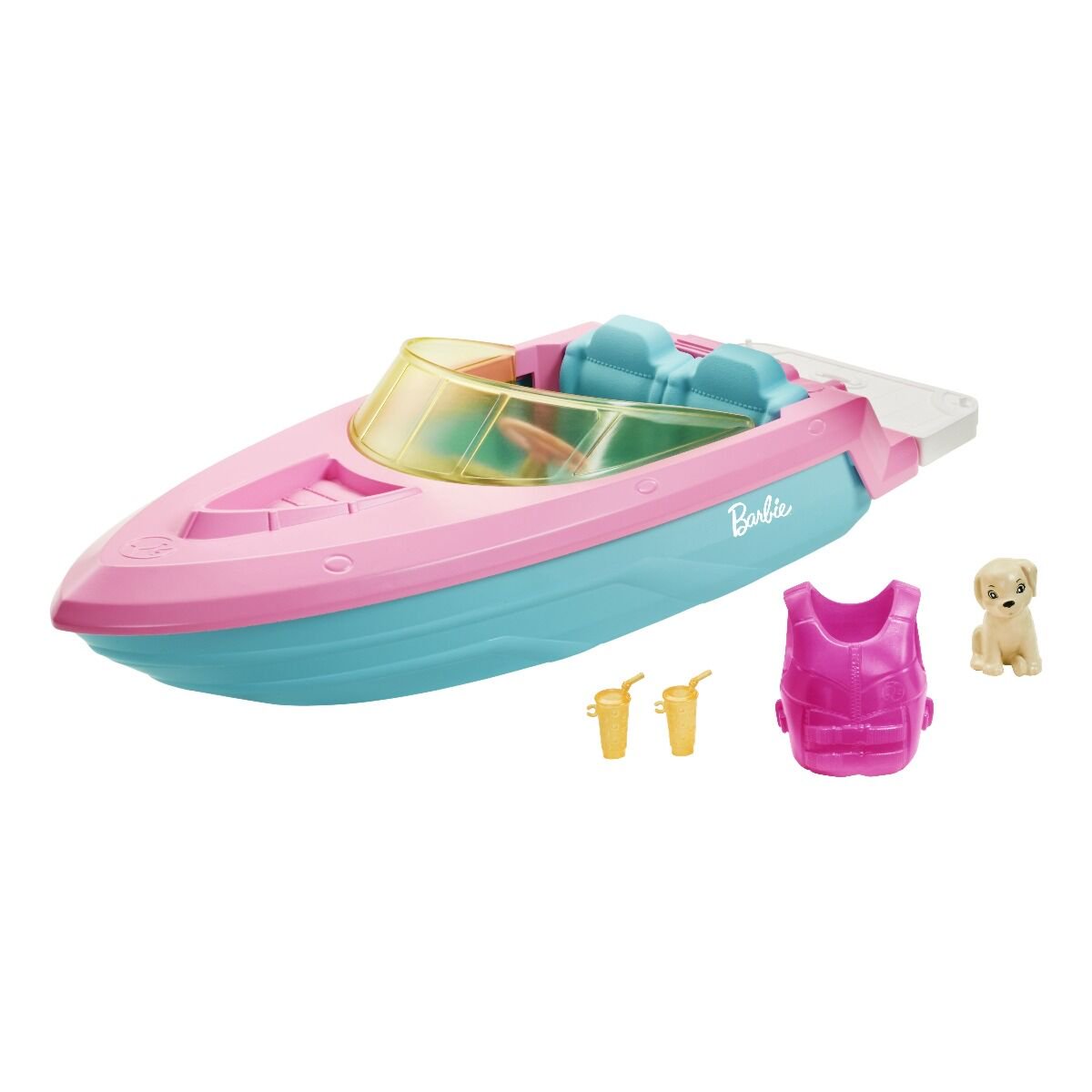 Катер Barbie  GRG290 розово-голубой купить,NaN