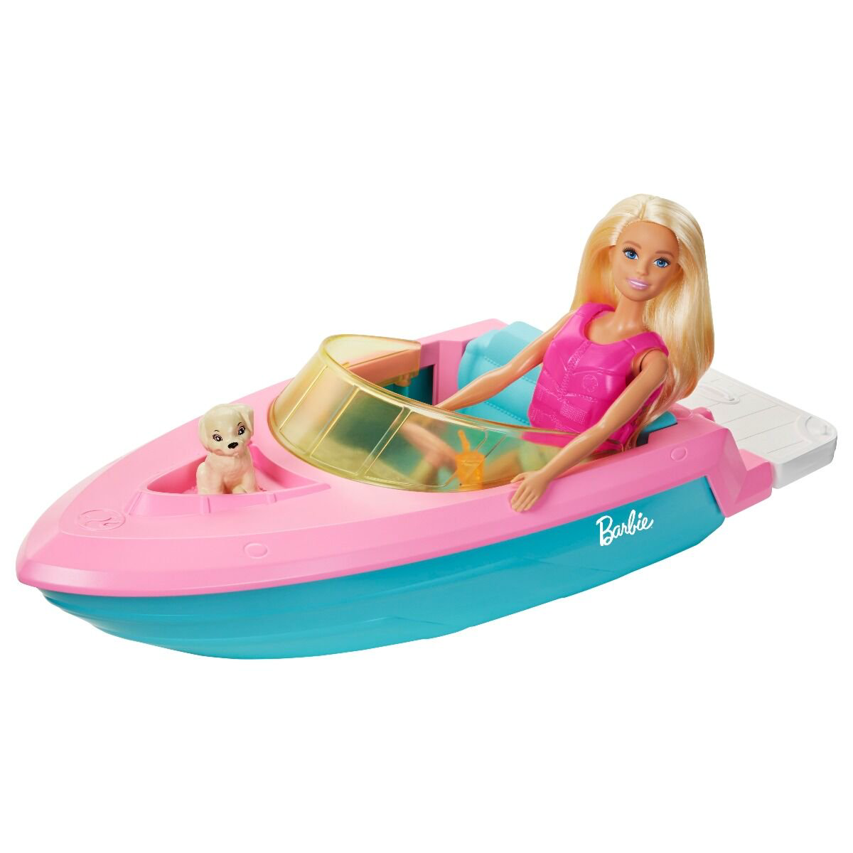 Катер Barbie  GRG290 розово-голубой купить,NaN