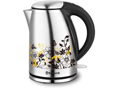 Электрочайник Sakura SA-2118SC серебристый купить,NaN