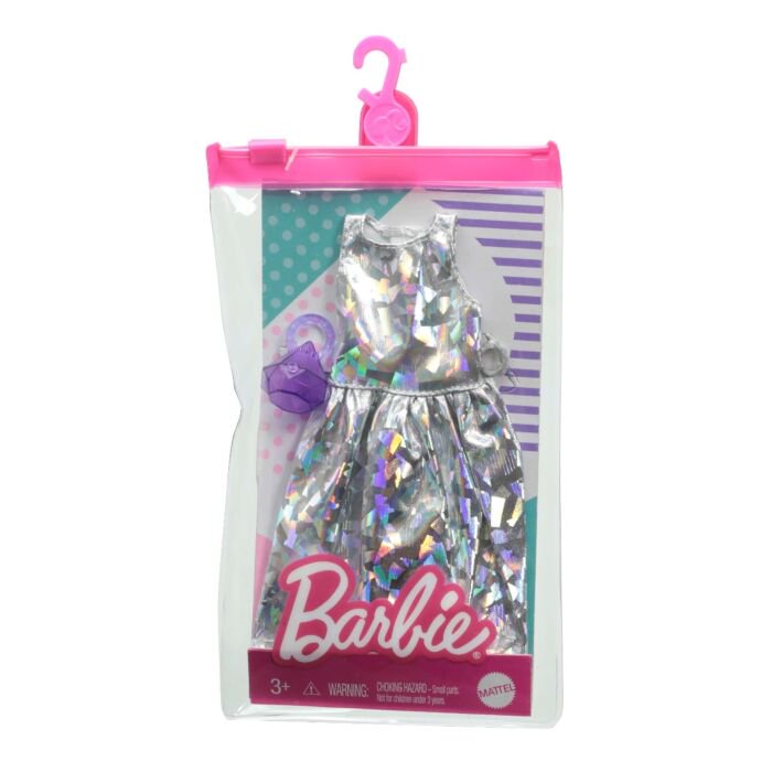 Набор одежды Barbie Модный выход  серебристое платье  купить,NaN