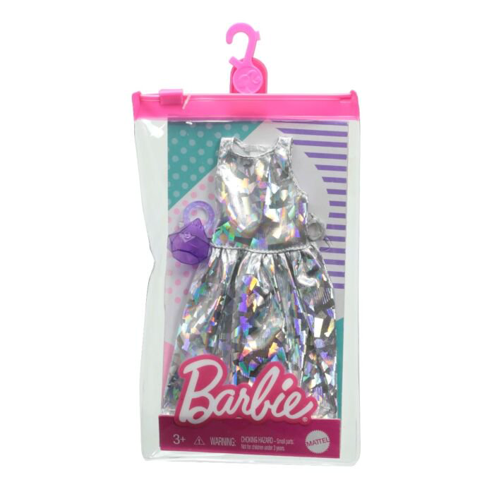 Набор одежды Barbie Модный выход  серебристое платье  купить,NaN
