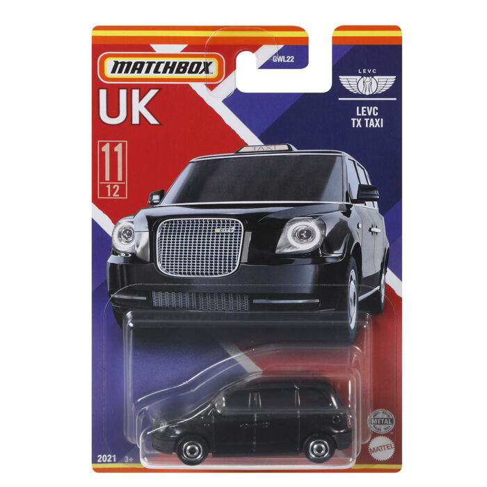 Машинка Mattel Matchbox Best of UK-LEVC TX Taxi купить,NaN