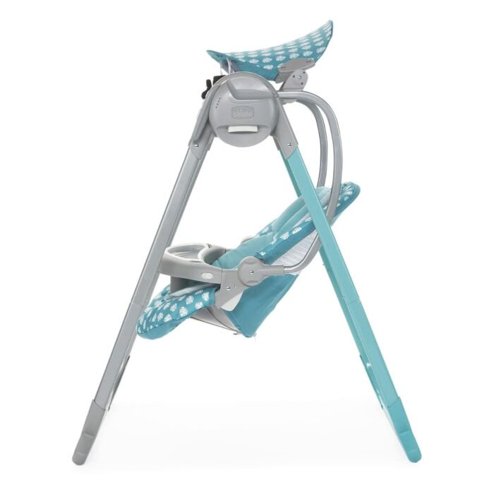 Кресло-качалка Chicco Polly Swing Up бирюзовое купить,NaN
