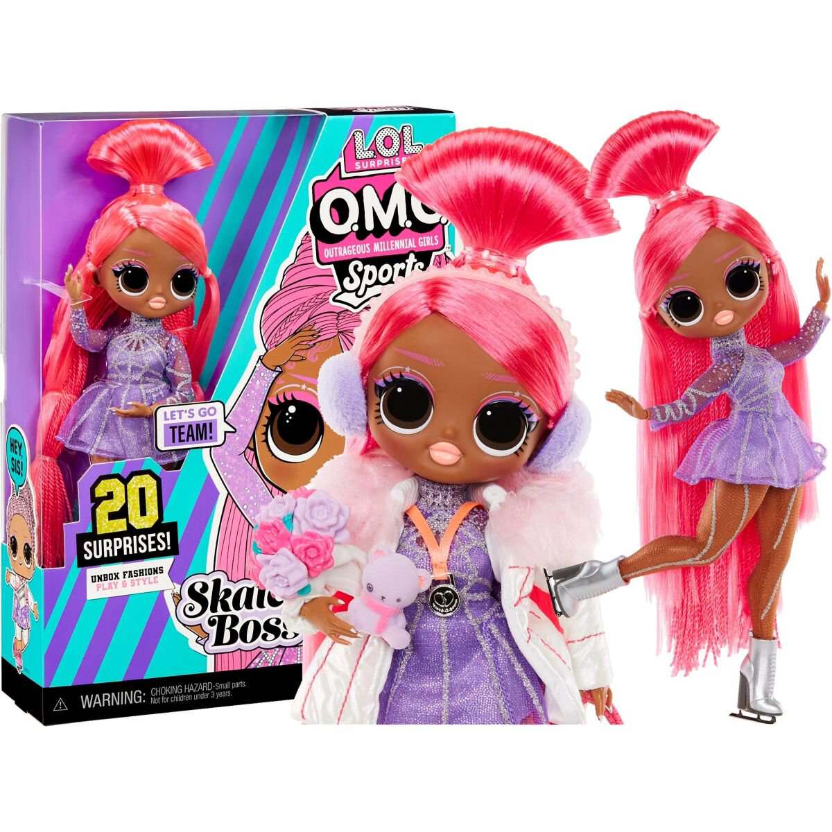 Кукла L.O.L Sports Skate Boss 579786/579809 купить,NaN