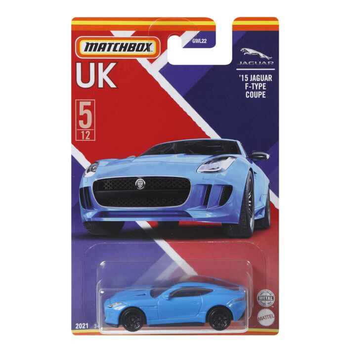 Машинка Mattel Matchbox Best of UK-Jaguar F-Type Coupe 15 купить,NaN