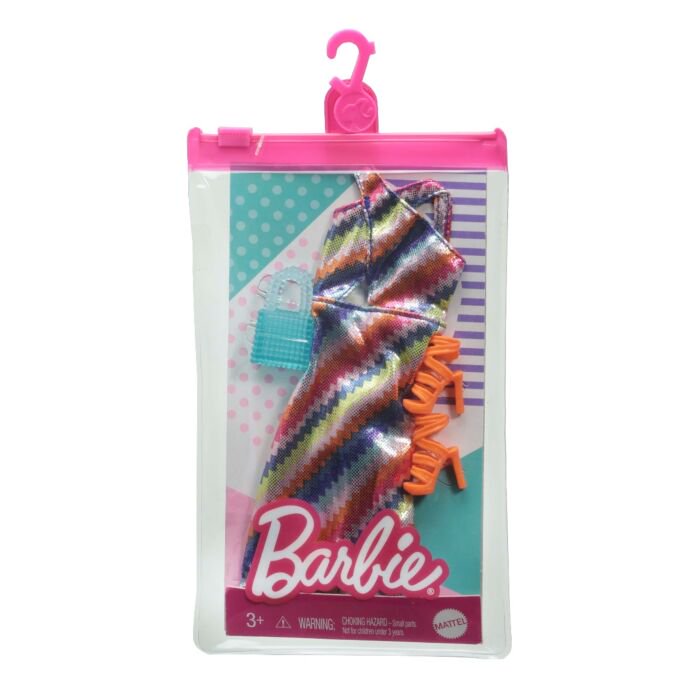 Набор одежды Barbie Модный выход разноцветное платье купить,NaN