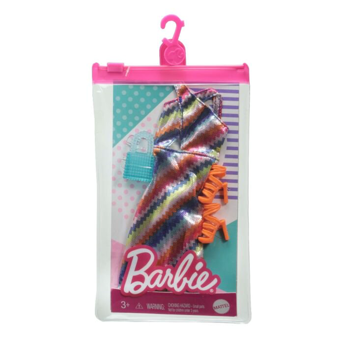 Набор одежды Barbie Модный выход разноцветное платье купить,NaN