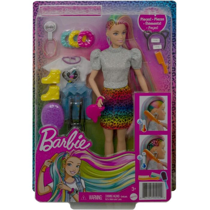 Кукла  Barbie  с разноцветными волосами GRN810 30 см купить,NaN