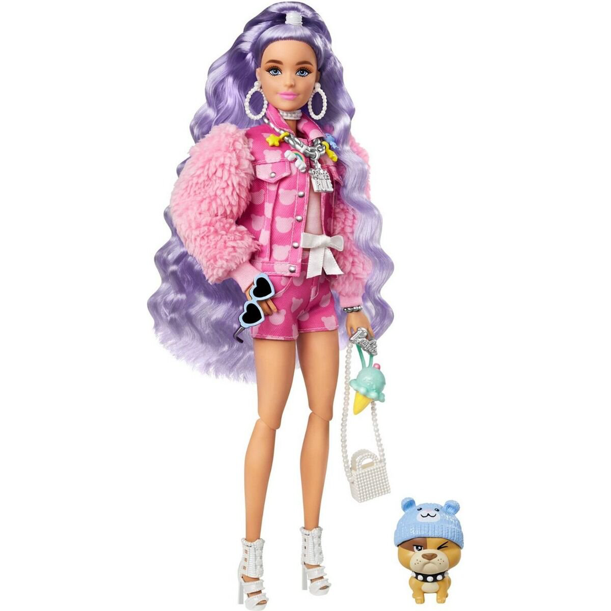 Кукла  Barbie  Extra Милли с сиреневыми волосами GXF080 купить,NaN