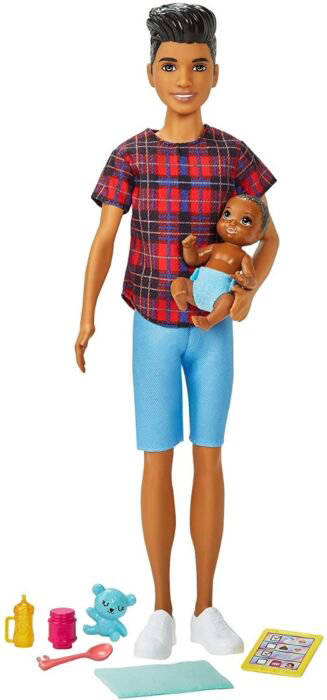 Кукла  Barbie няня   Кен в джинсовых шортах купить,NaN