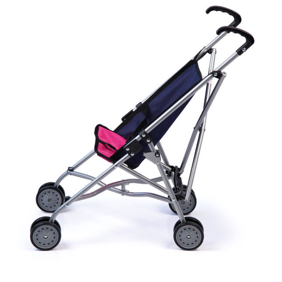 Коляска для куклы Bayer Dolls Buggy синий-розовый купить,NaN