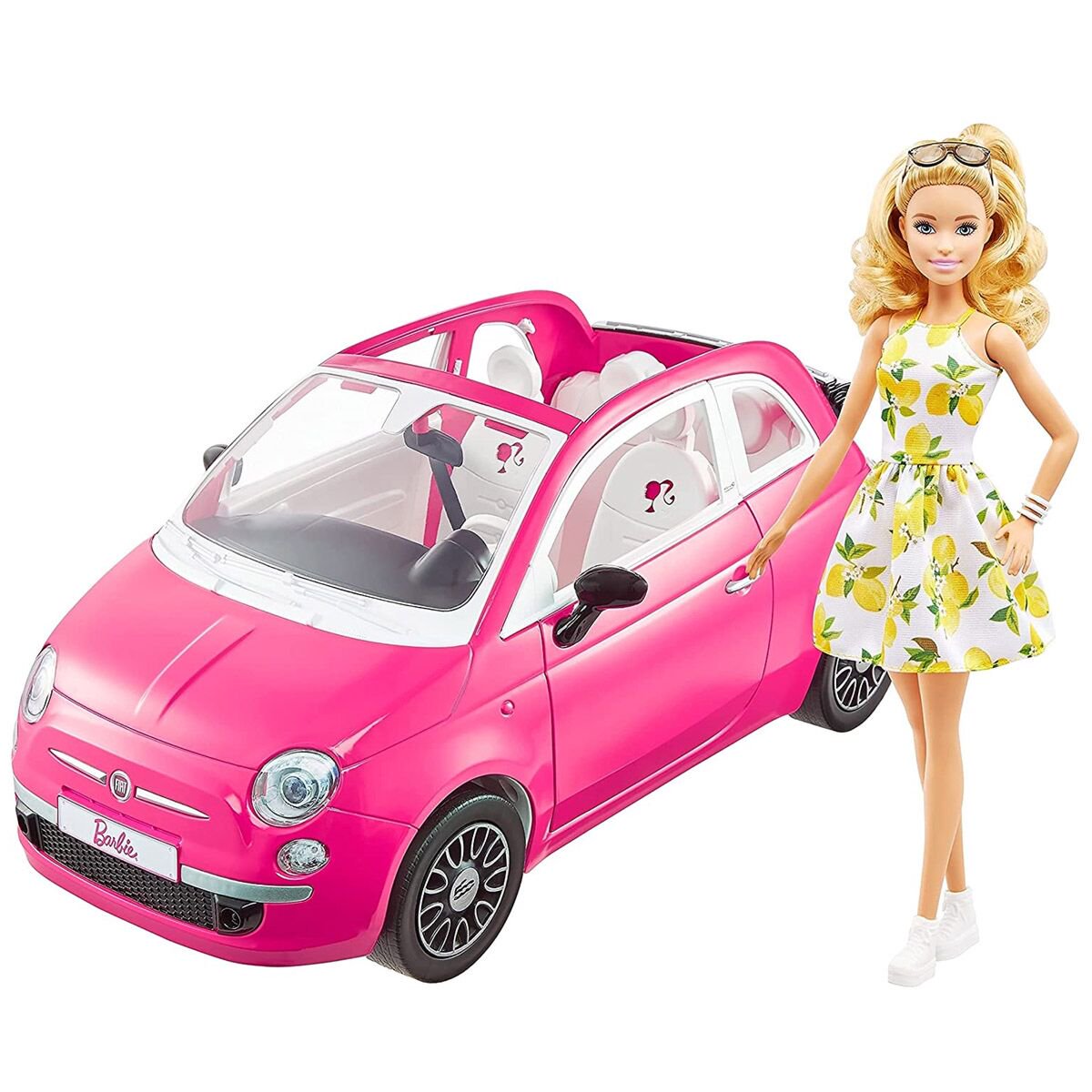 Игровой набор Barbie Фиат розовый купить,NaN