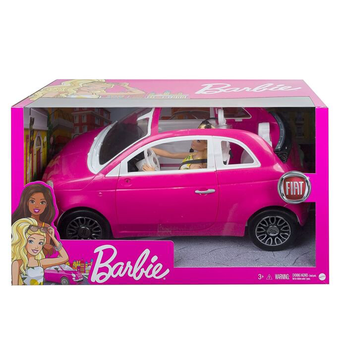 Игровой набор Barbie Фиат розовый купить,NaN