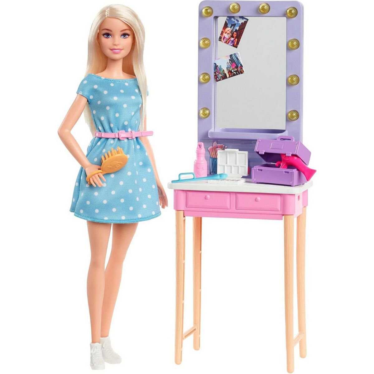 Игровой набор Barbie Туалетный столик для Barbie из Малибу купить,NaN