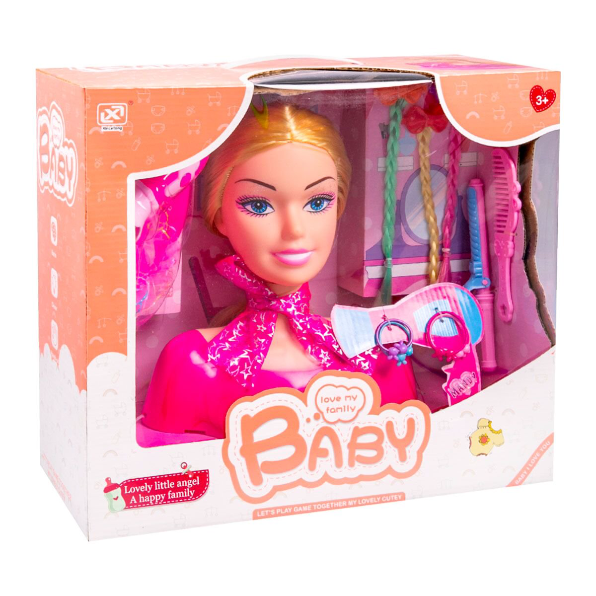 Кукла Baby Голова для моделирования причесок 1298550 купить,NaN