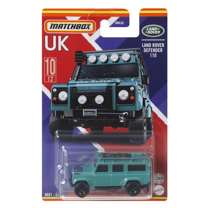 Машинка Mattel Matchbox Best of UK-Land Rover Defender 110 купить,NaN