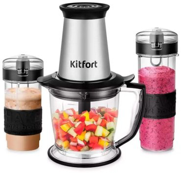 Кухонный измельчитель Kitfort KT 3507 стальной, черный - ForteMarket Кухонный измельчитель Kitfort KT 3507 стальной, черный купить,24990