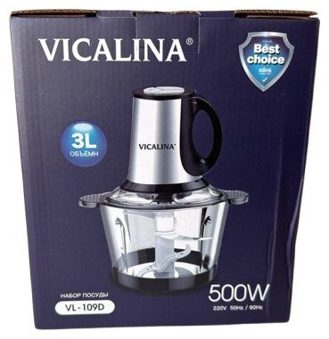 Кухонный измельчитель Vicalina VL-109D серебристый