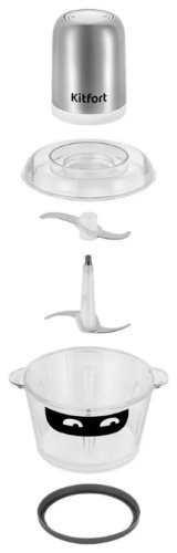 Кухонный измельчитель Kitfort КТ-3518 стальной - ForteMarket Кухонный измельчитель Kitfort КТ-3518 стальной купить,0
