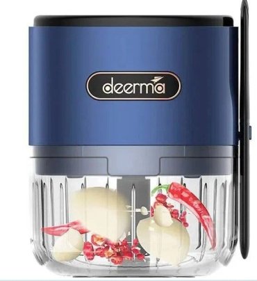 Кухонный измельчитель Deerma DEM-JS100 синий купить,NaN