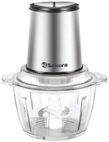 Кухонный измельчитель Sakura SA-6244BS серебристый купить,NaN