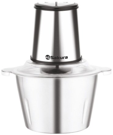 Кухонный измельчитель Sakura SA-6246BS серебристый