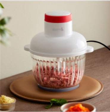 Кухонный измельчитель Deerma DEM-JR10W белый, оранжевый купить,NaN