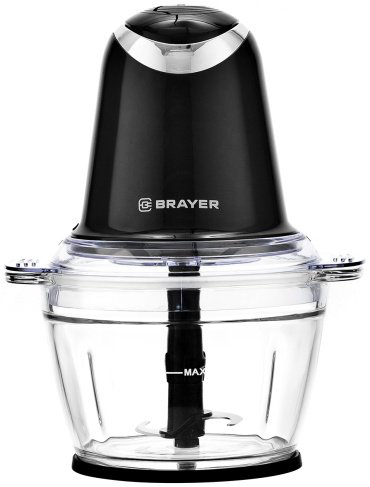 Кухонный измельчитель BRAYER 1406BR черный купить,NaN