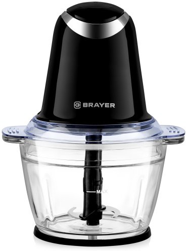 Кухонный измельчитель BRAYER 1406BR черный купить,NaN