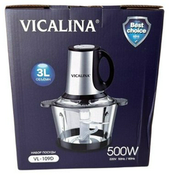 Кухонный измельчитель Vicalina VL-109D серебристый