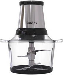 Кухонный измельчитель SOKANY LB7004A серебристый