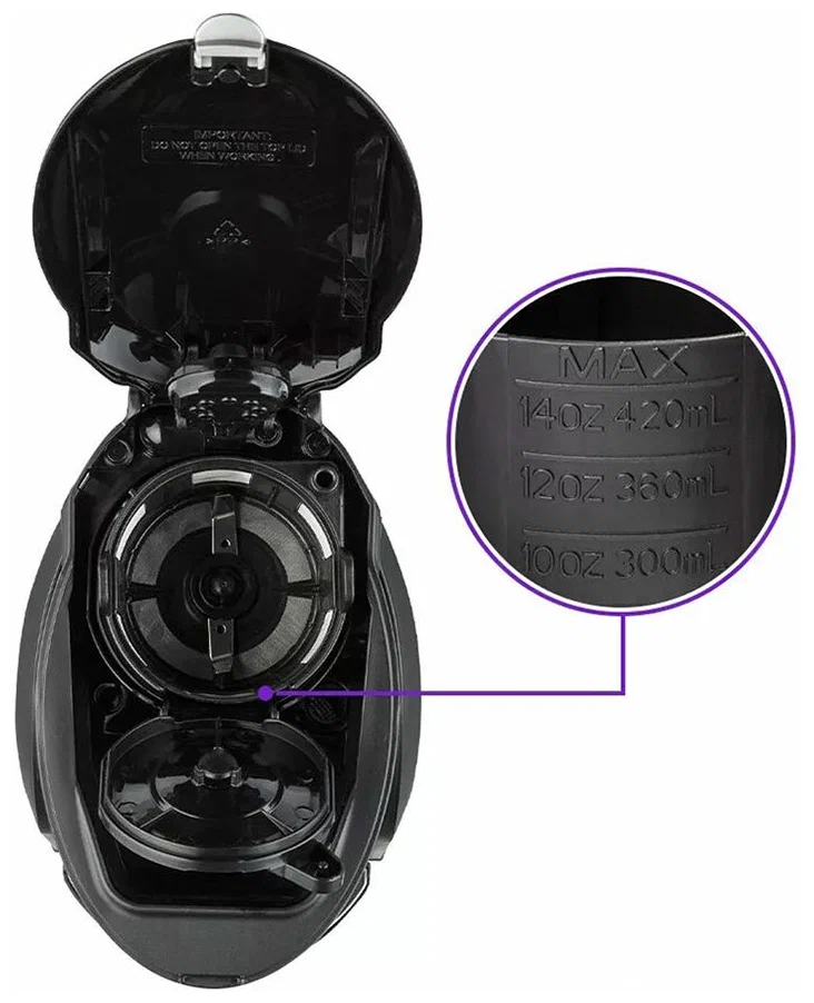 Кофемашина Kitfort КТ-796 черная купить,0