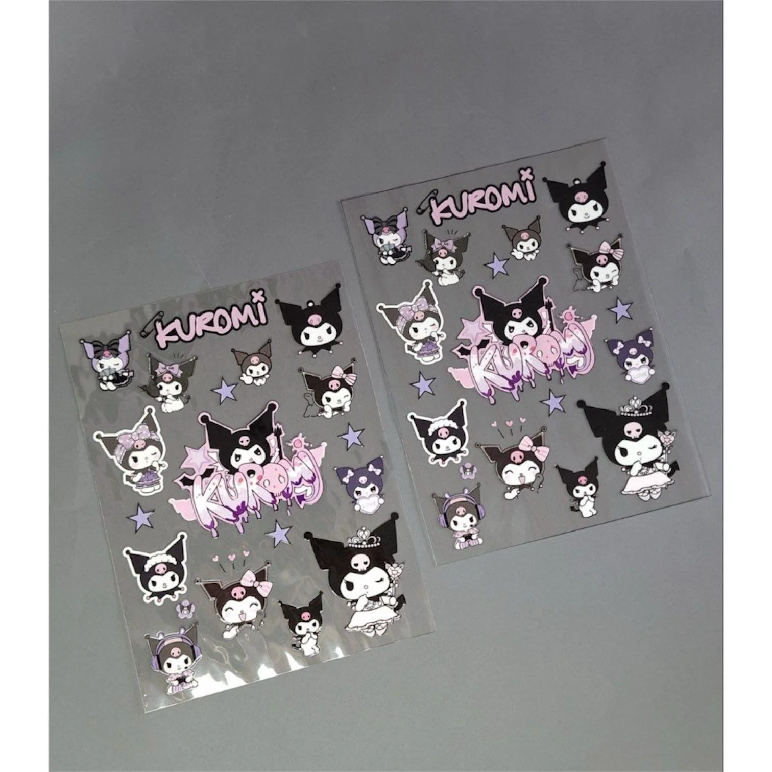 Стикерпак Box.kz DTF Kuromi А5 розовый купить,0