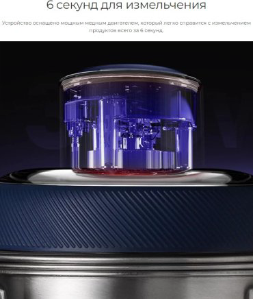 Кухонный комбайн Morphy Richards MR9401A синий, серебристый купить,NaN