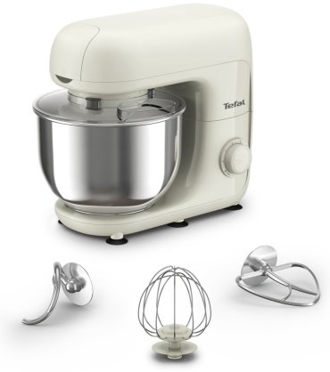 Кухонный комбайн Tefal Bake Essential QB160138 белый купить,NaN