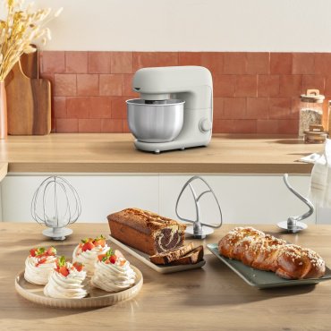 Кухонный комбайн Tefal Bake Essential QB160138 белый купить,NaN
