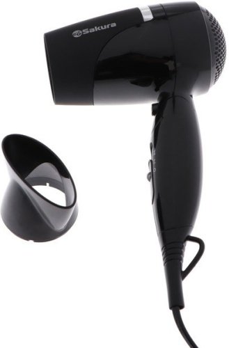 Sakura Фен Sakura SA-4040BK, 1800 Вт, 2 скорости, 2 температурных режима, концентратор, чёрный фен 1800 Вт